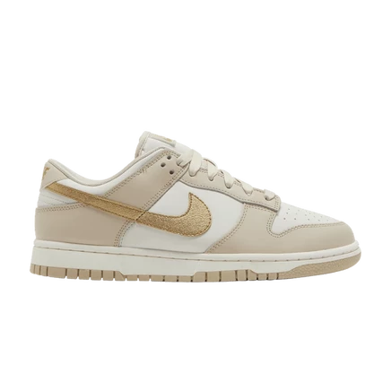 Женские кроссовки Nike Dunk Low Gold Swoosh, белые