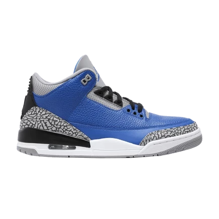 Кроссовки Air Jordan 3 Retro Varsity Royal, синие