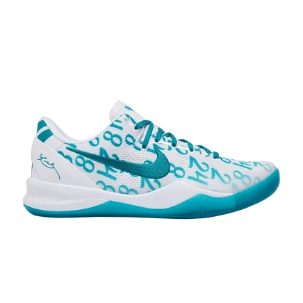 Кроссовки Nike Kobe 8 Protro Radiant Emerald, белые