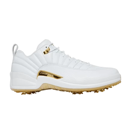 Мужские гольф-кроссовки Air Jordan 12 Low Masters, белые