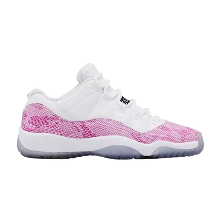 Кроссовки для девочек Air Jordan 11 Retro Low «Snake», белые