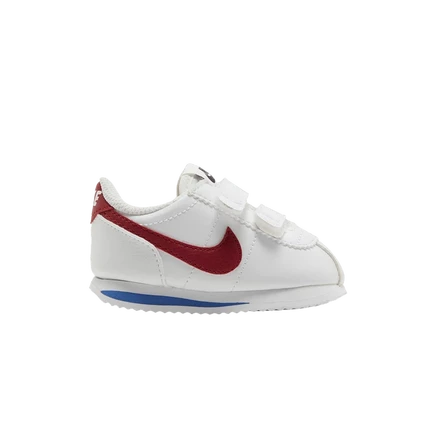 Детские кроссовки Nike Cortez Basic SL TD «White Varsity Red», белые