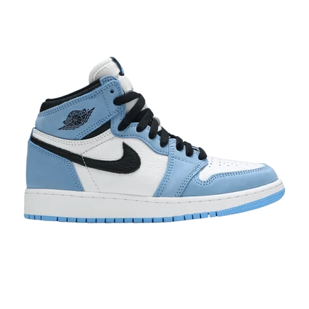Детские кроссовки Air Jordan 1 Retro High OG GS, голубые