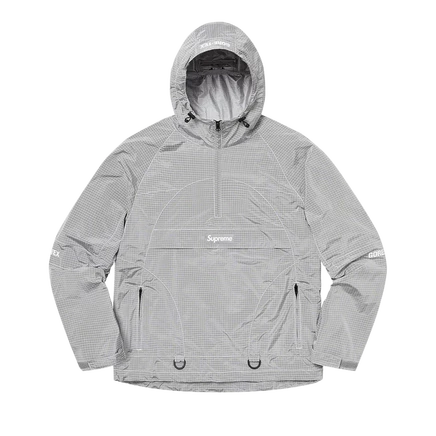 Анорак Supreme Gore-Tex Contrast Stitch, серебристый