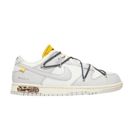 Кроссовки Off-White x Nike Dunk Low Lot 41 of 50, белые