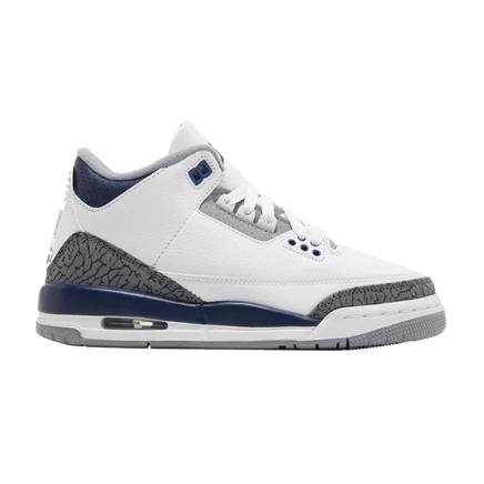 Детские кроссовки Air Jordan 3 Retro GS, белые