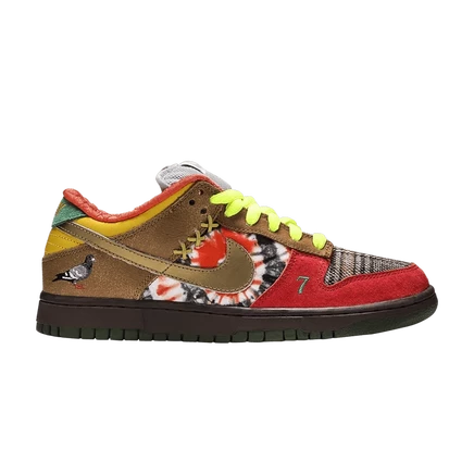 Кроссовки Nike Dunk Low SB «What The Dunk», белые