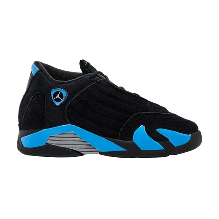 Детские кроссовки Jordan 14, черно-голубые