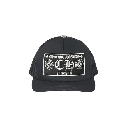 Мужская кепка-тракер Chrome Hearts Miami, черная
