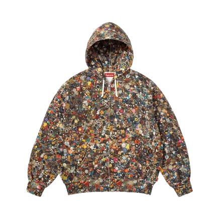 Унисекс худи Supreme x Mike Kelley на молнии, мультиколор