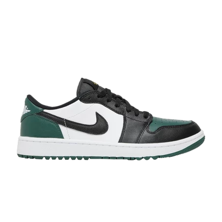 Кроссовки для гольфа Air Jordan 1 Low Noble Green, зеленые