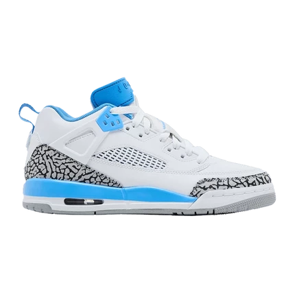 Кроссовки Air Jordan Spizike Low UNC, белые