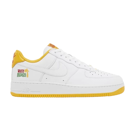 Мужские кроссовки Nike Air Force 1 Low, бело-золотые