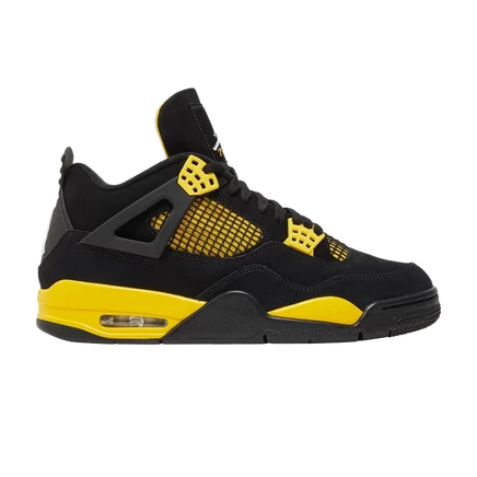 Кроссовки Air Jordan 4 Retro «Thunder» 2023, черные