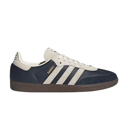 Кроссовки Adidas Samba OG «Aurora Ink Cream», синие