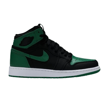 Детские кроссовки Air Jordan 1 OG Pine Green, зеленые