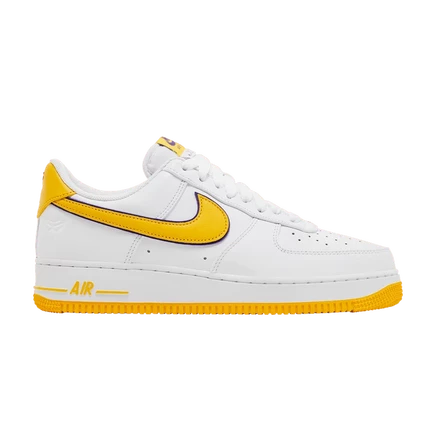 Кроссовки Nike Kobe Bryant x Air Force 1 Low Lakers Home, желтые