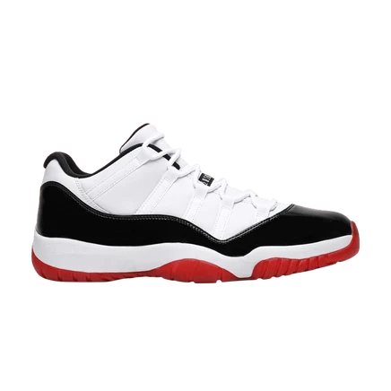 Кроссовки Air Jordan 11 Retro Low Concord-Bred, белые