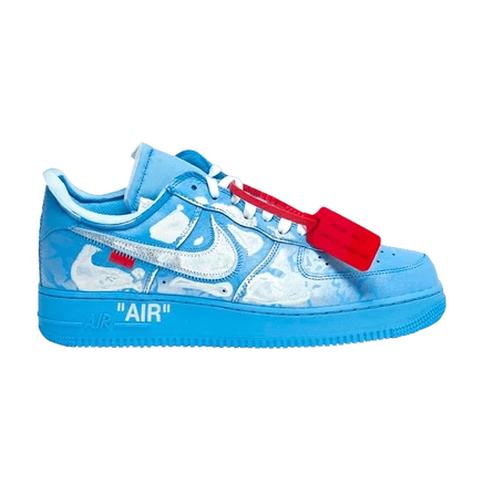 Кроссовки Nike Air Force 1 Low '07 Off-White «MCA», синие
