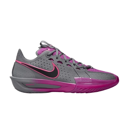 Кроссовки Nike Air Zoom GT Cut 3, серые с фуксией