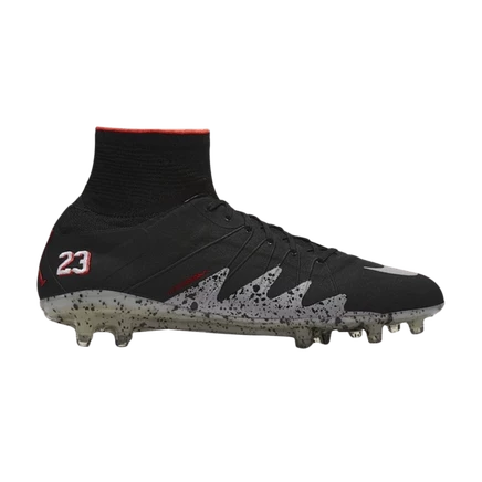 Бутсы Nike Hypervenom Phantom 2 FG, черно-серебристо-красные
