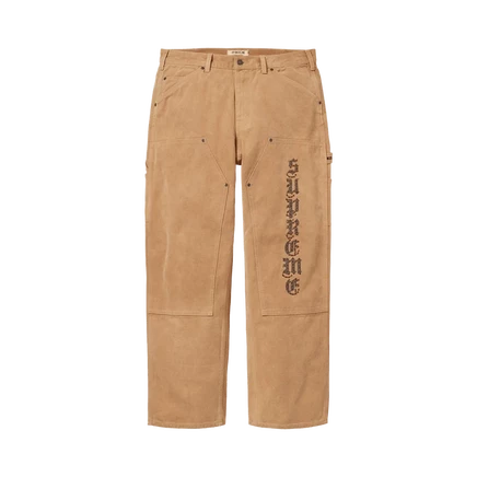 Мужские брюки Supreme Double Knee Painter, песочные