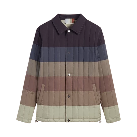 Куртка тренерская KITH Striped Poplin Carmine, многоцветная
