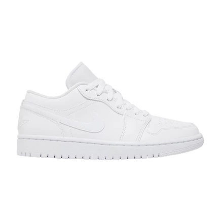 Женские кроссовки Air Jordan 1 Low «Triple White», белые
