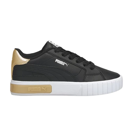 Детские кеды Puma Cali Star Little Kid, черно-золотые