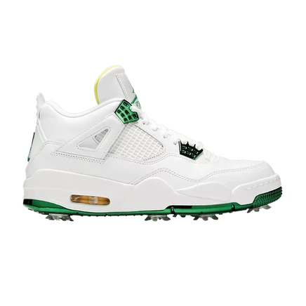 Кроссовки Air Jordan 4 Golf «Masters Tournament», белые