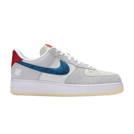 Мужские кроссовки Nike x Undefeated Air Force 1 Low 5 On It, белые