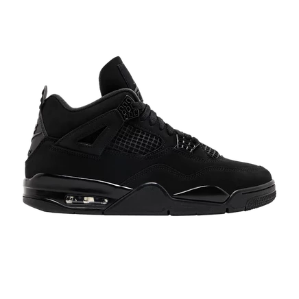 Кроссовки Air Jordan 4 Retro «Black Cat» 2025, черные