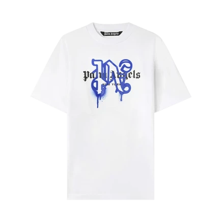 Мужская футболка Palm Angels с принтом NY Monogram, белая