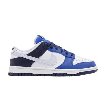 Кроссовки Nike Dunk Low «Game Royal Navy», белые