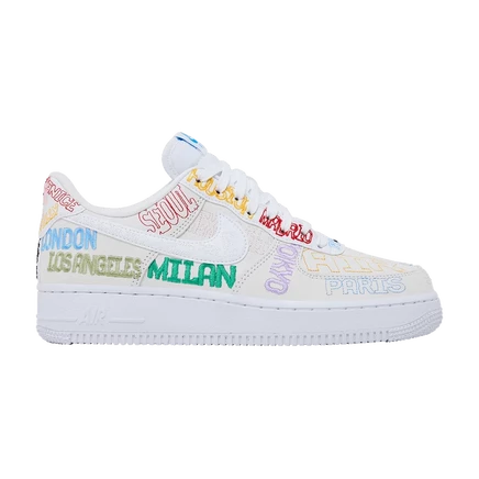 Кроссовки Nike Air Force 1 Low 'Мировое турне - Белые' white