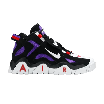 Кроссовки Nike Air Barrage Mid QS Raptors, фиолетовые