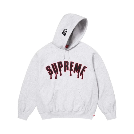 Толстовка с капюшоном Supreme Ghostface Arc 'Пепельно-серый' серого цвета