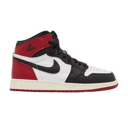 Детские кроссовки Air Jordan 1 High Black Toe, красные