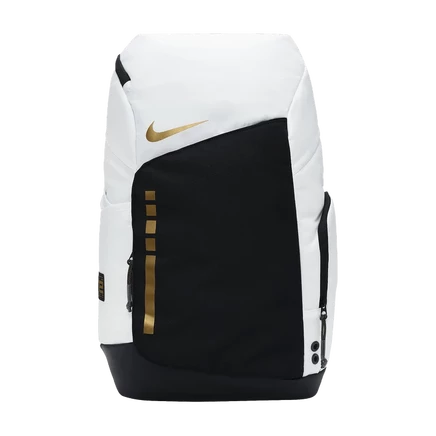 Рюкзак Nike Hoops Elite, бело-черный с золотым