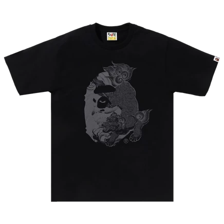 Футболка Bape Japanese Tattoo Big Ape Head, черная
