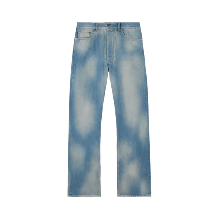 Мужские джинсы Off-White Diagonal Raw Patch 90s, синие
