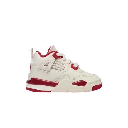 Детские кроссовки Air Jordan 4 Retro TD «Valentine's Day», кремовые