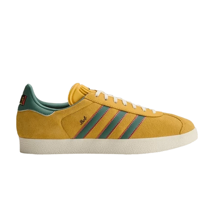 Кроссовки Adidas Gazelle Indoor Bob Marley, золотистые