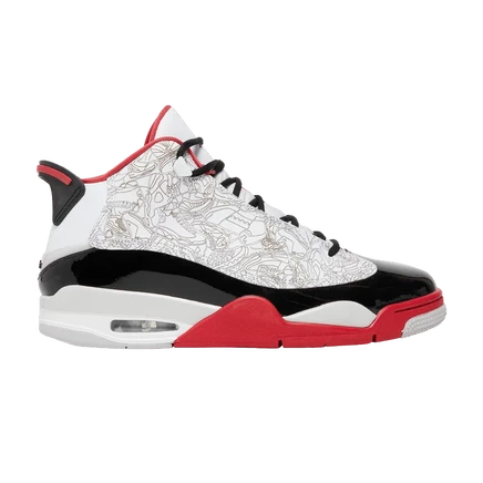 Кроссовки Air Jordan Dub Zero Varsity Red, белые