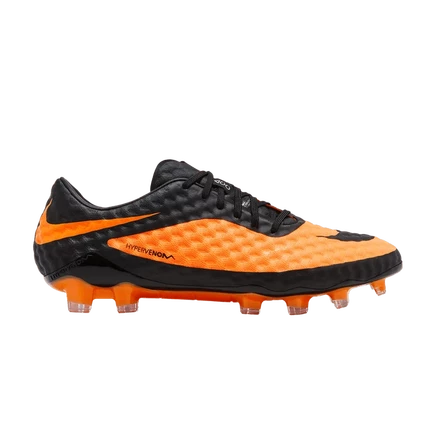Бутсы Nike Hypervenom Phantom 1, черно-оранжевые