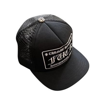 Кепка-тракер Chrome Hearts FUCK Hollywood, черная