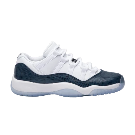 Air Jordan 11 Retro Low GS 'Темно-синяя змеиная кожа' 2019 синего цвета