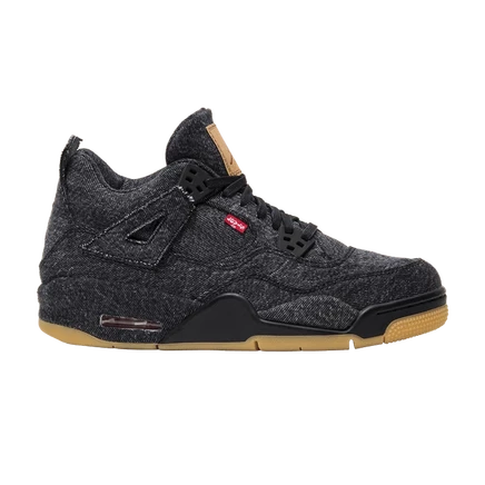 Детские кроссовки Air Jordan 4 Retro x Levi's, черные