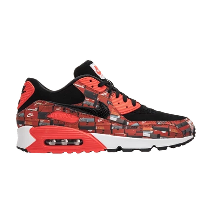 Кроссовки Nike Air Max 90 Atmos «We Love Nike», красные