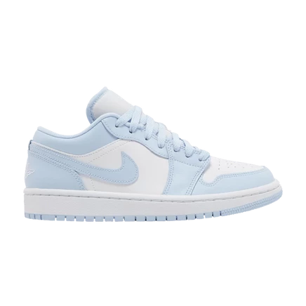 Женские кроссовки Air Jordan 1 Low, ледяно-голубые
